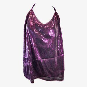 GRACE KARIN Sleeveless Sequins Top, 2XL